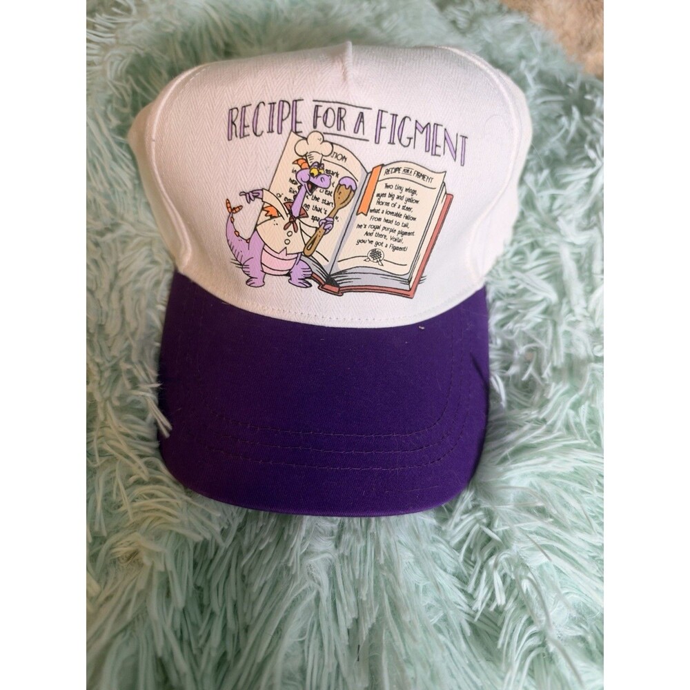 Disney Hat Cap Snap Back Purple Figment Dragon Epcot Food And Wine Fest 2019